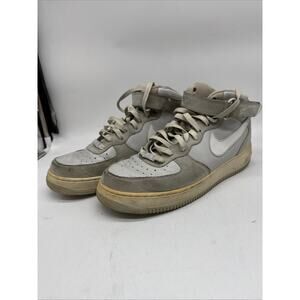 Nike Air Force 1 Mid '07 Neutral Grey 2009 US Men size 12 Pre-owned in Good Cond